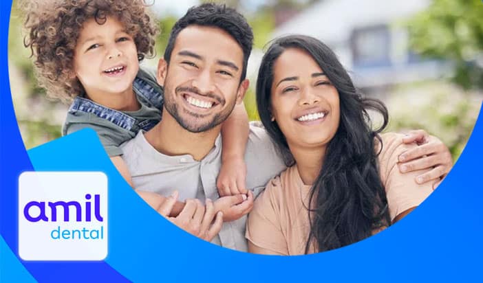 Plano Odontológico Amil Dental 205 para 3 a 19 pessoas em Caraguatatuba – SP